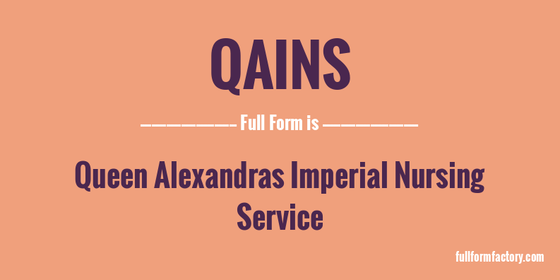qains-full-form