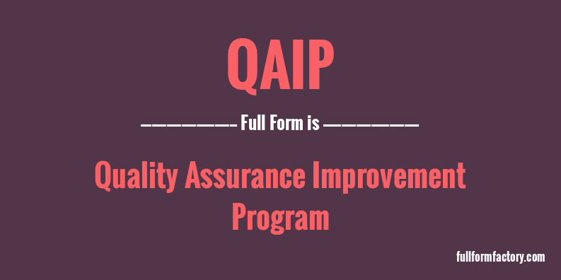 qaip-full-form