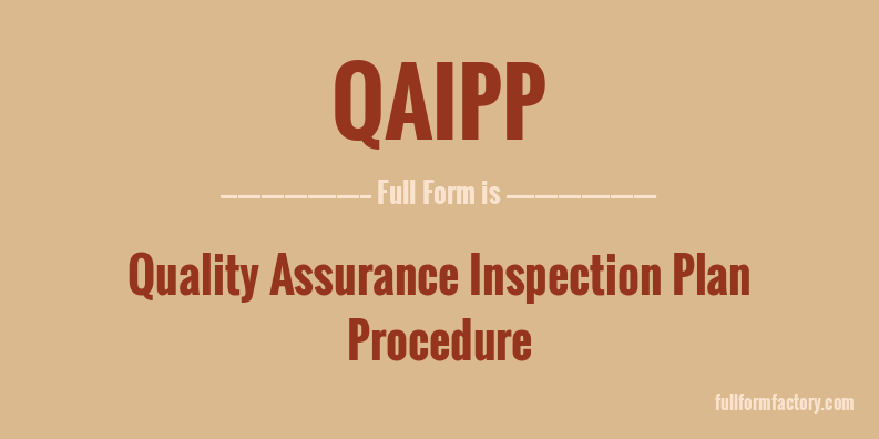 qaipp-full-form