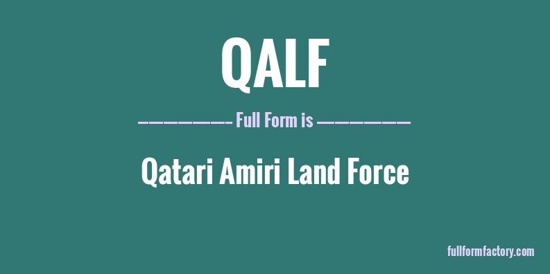 qalf-full-form