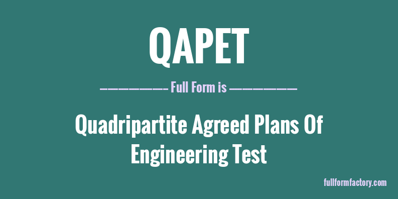 qapet-full-form