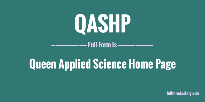 qashp-full-form