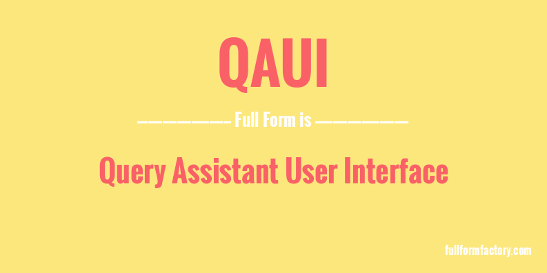 qaui-full-form