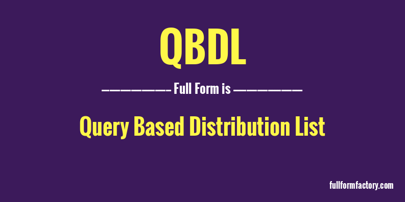 qbdl-full-form