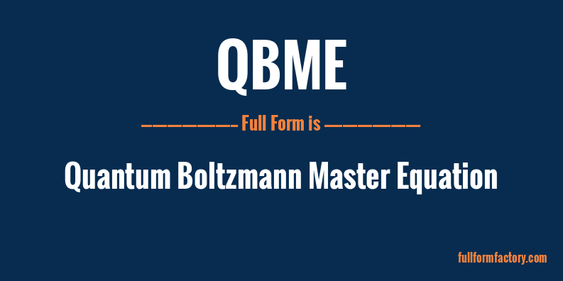 qbme-full-form