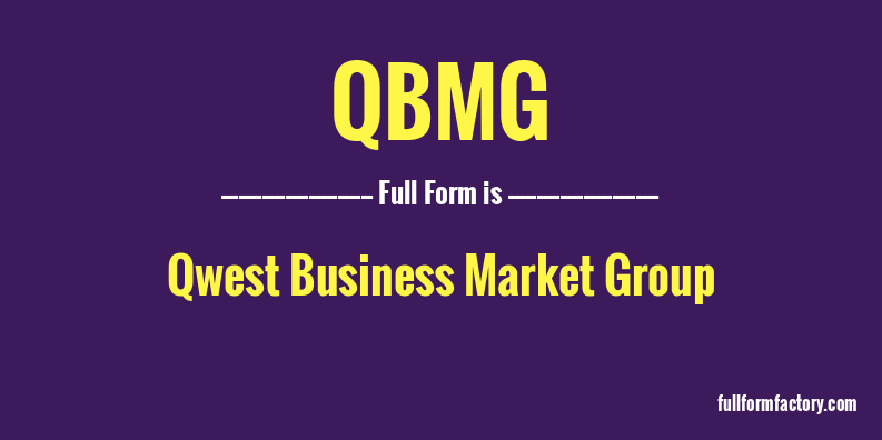 qbmg-full-form