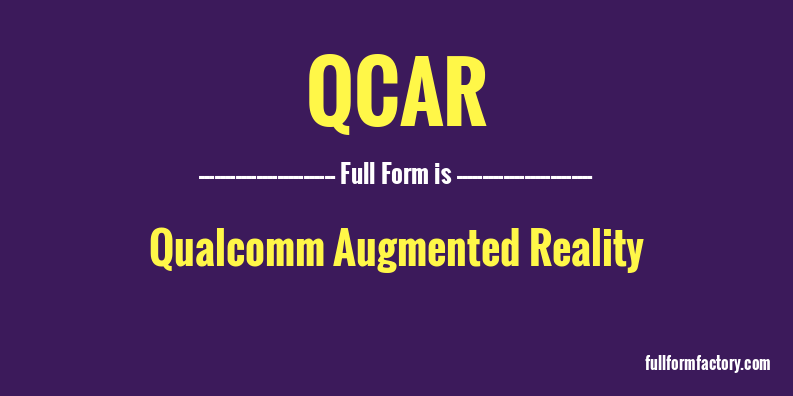 qcar-full-form