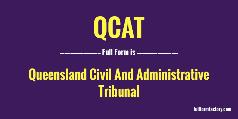 qcat-full-form