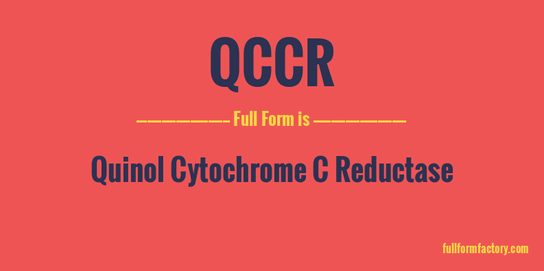 qccr-full-form