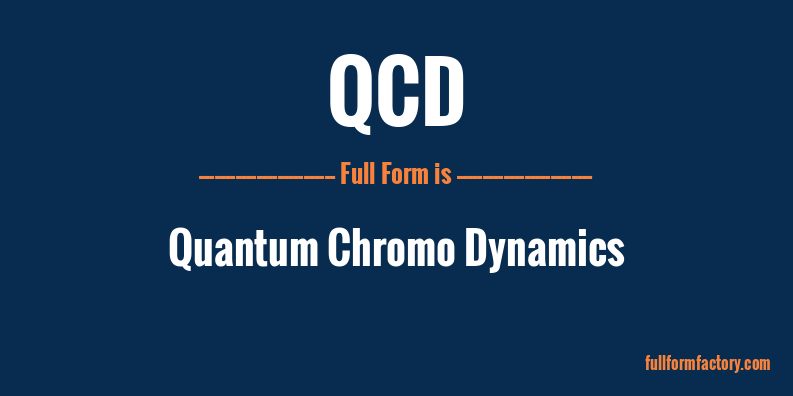 qcd-full-form