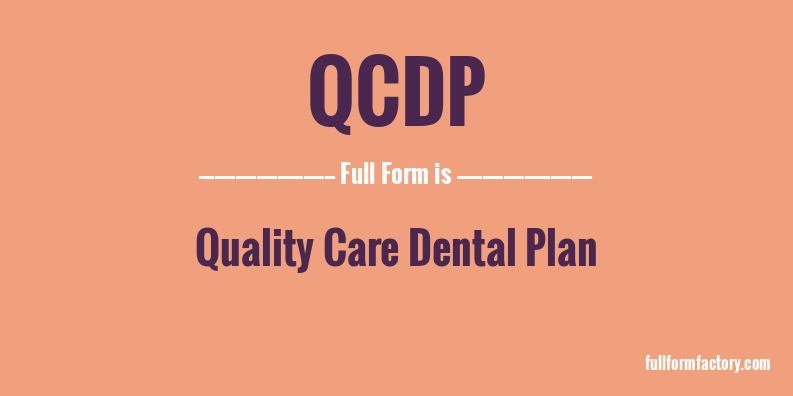 qcdp-full-form