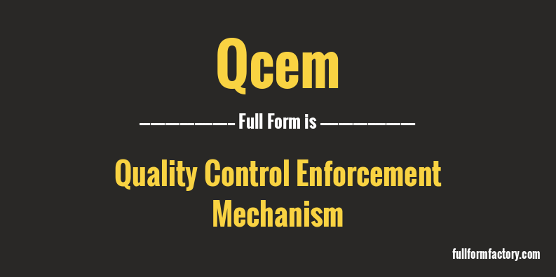 qcem-full-form