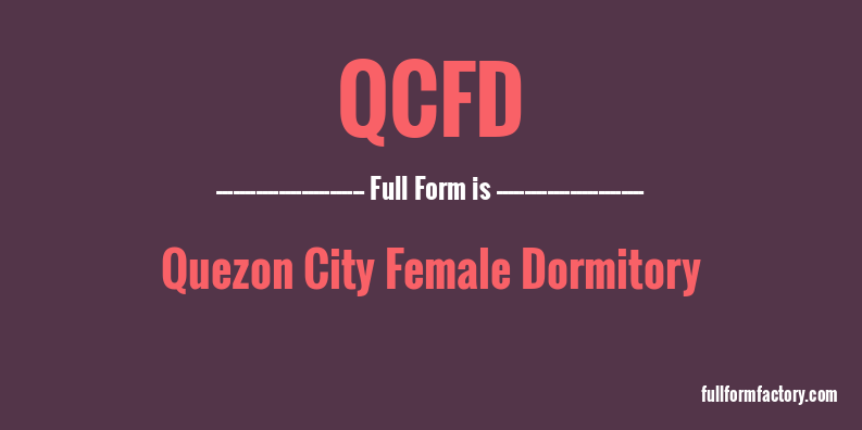 qcfd-full-form