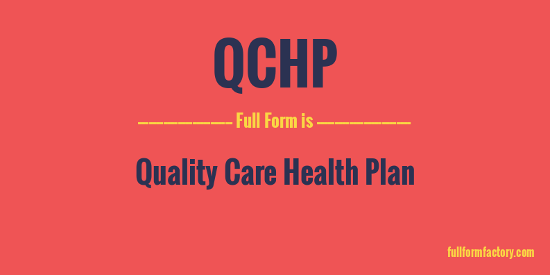 qchp-full-form