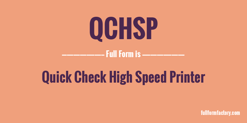 qchsp-full-form