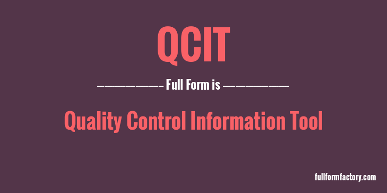 qcit-full-form