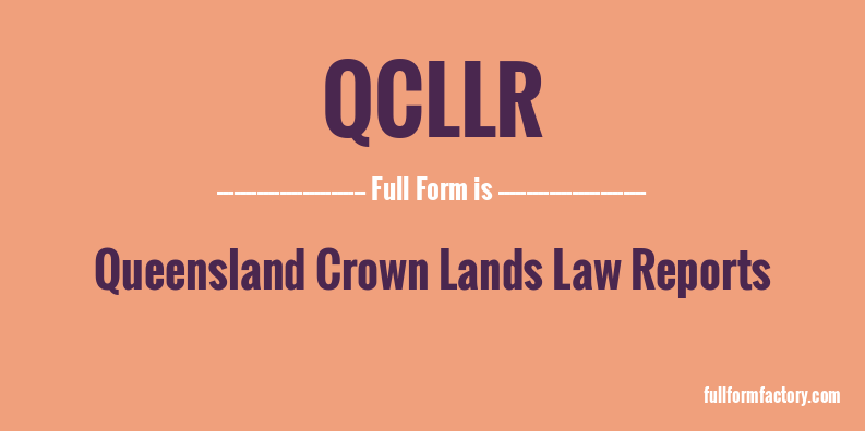 qcllr-full-form