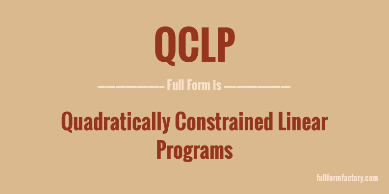 qclp-full-form