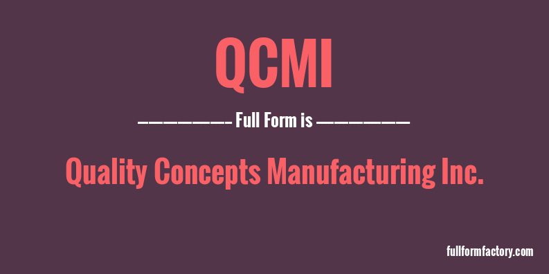 qcmi-full-form