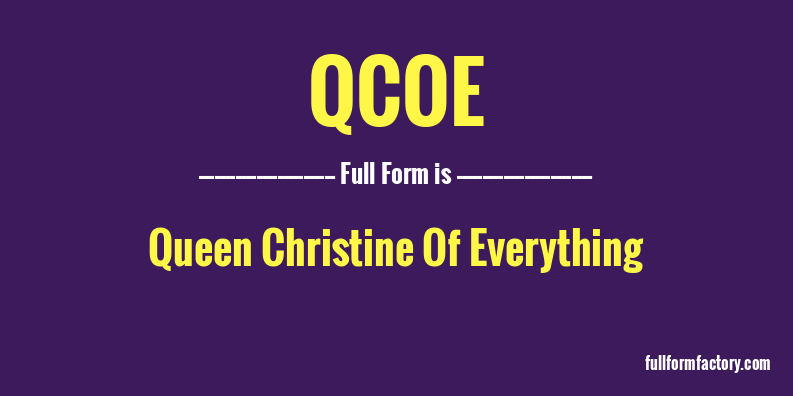 qcoe-full-form