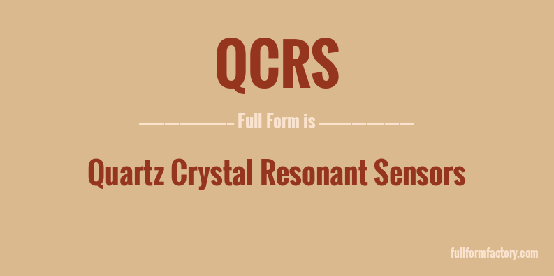 qcrs-full-form