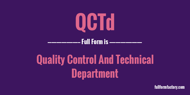 qctd-full-form