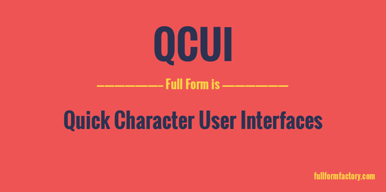 qcui-full-form
