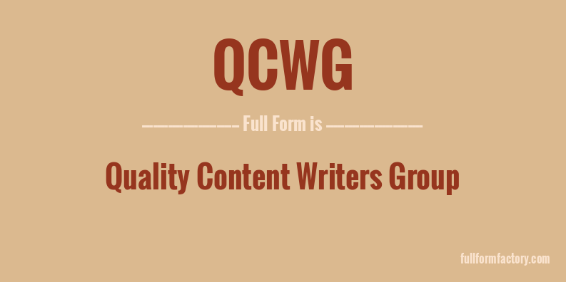 qcwg-full-form