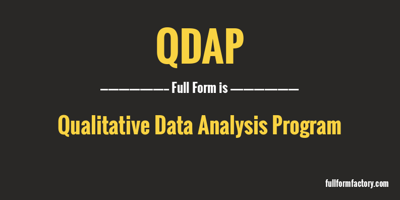 qdap-full-form