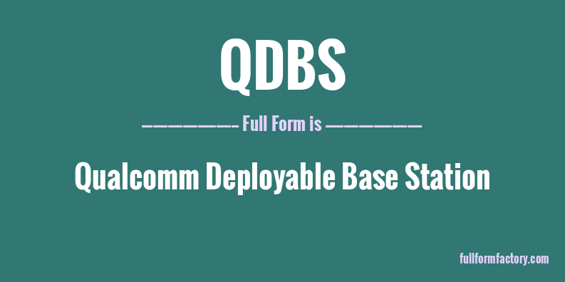 qdbs-full-form