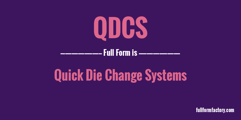 qdcs-full-form