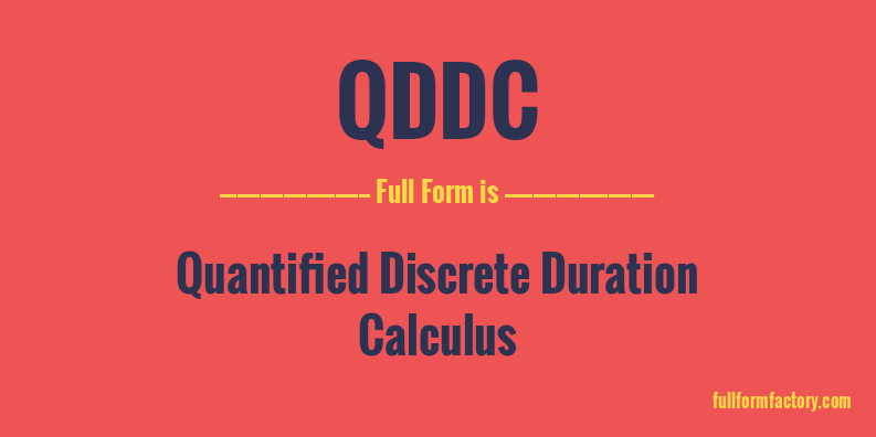 qddc-full-form