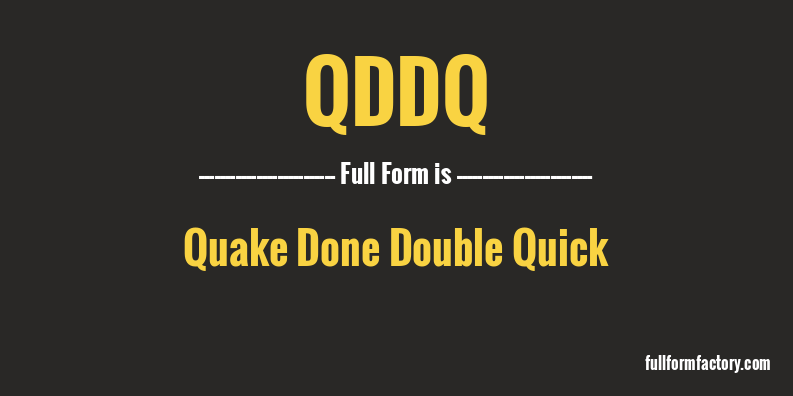 qddq-full-form