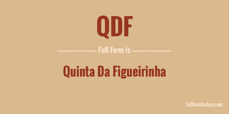 qdf-full-form