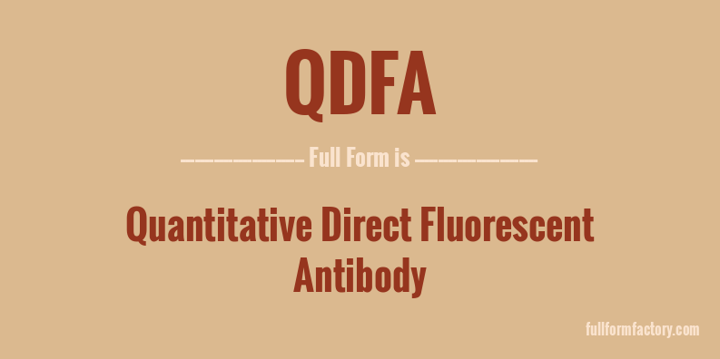 qdfa-full-form