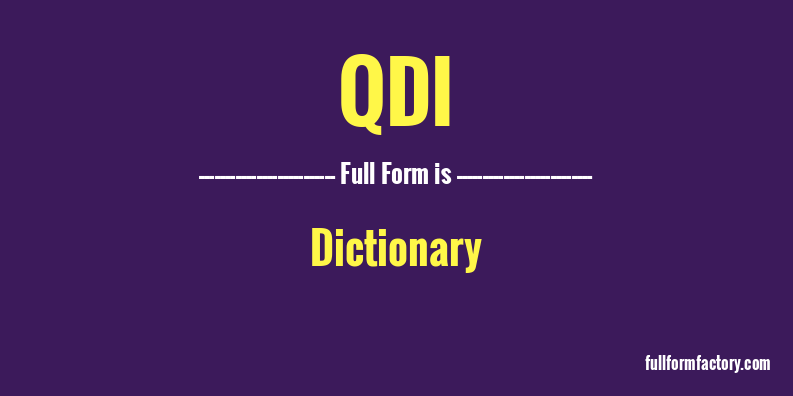 qdi-full-form