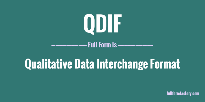 qdif-full-form