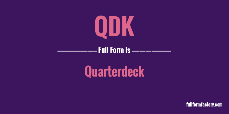 qdk-full-form