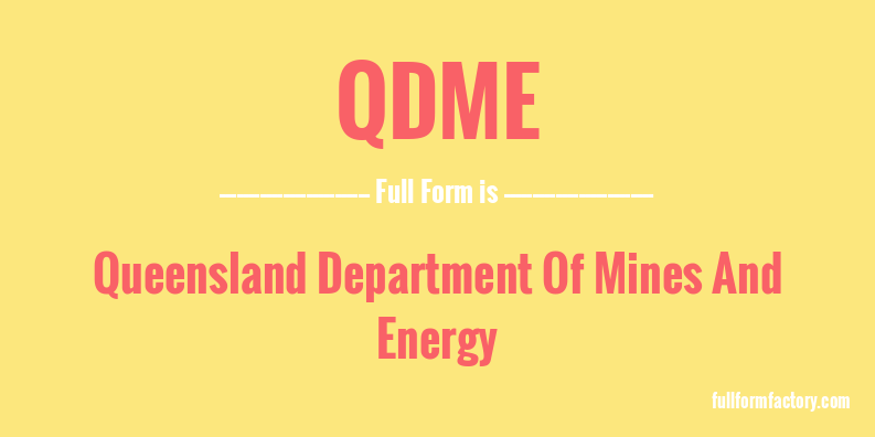 qdme-full-form