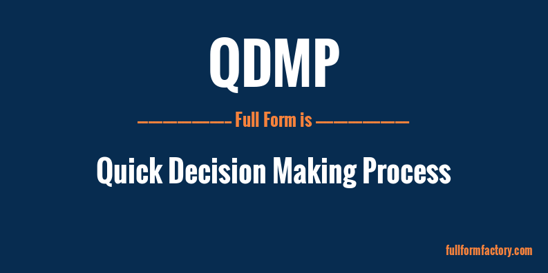 qdmp-full-form