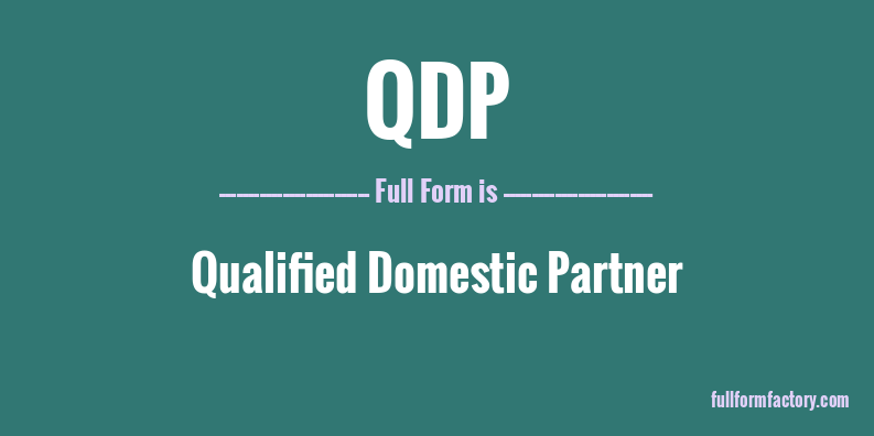 qdp-full-form
