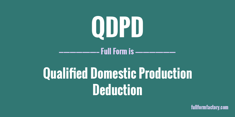 qdpd-full-form