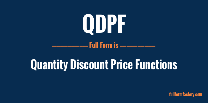 qdpf-full-form