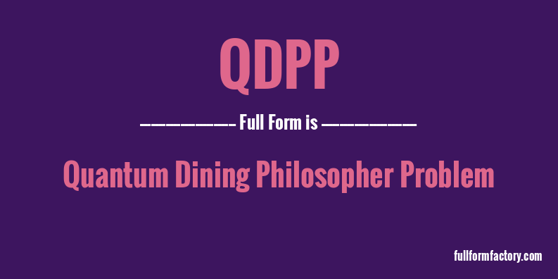qdpp-full-form