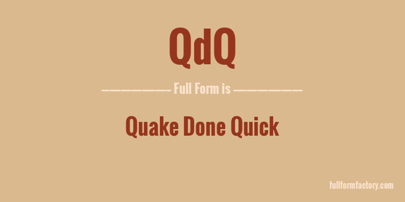qdq-full-form
