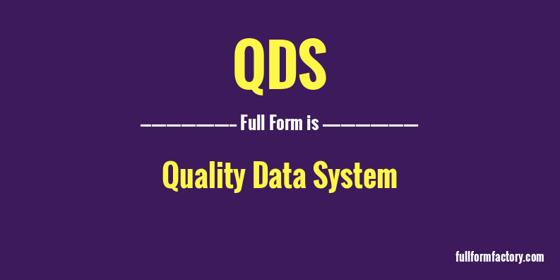 qds-full-form