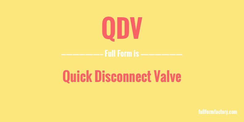 qdv-full-form