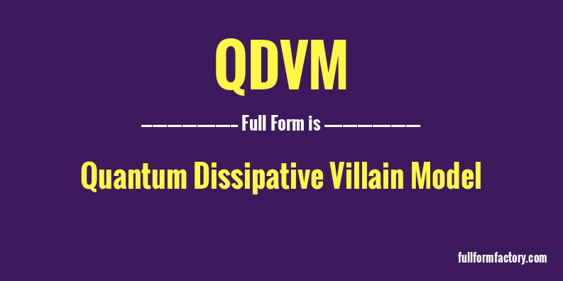 qdvm-full-form