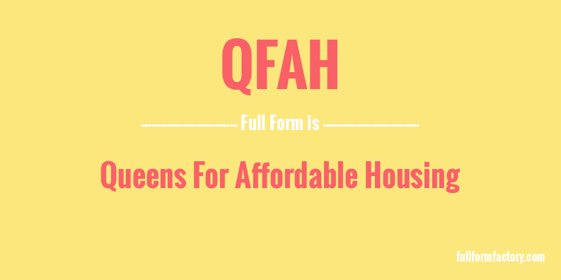 qfah-full-form