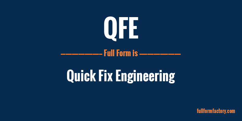 qfe-full-form